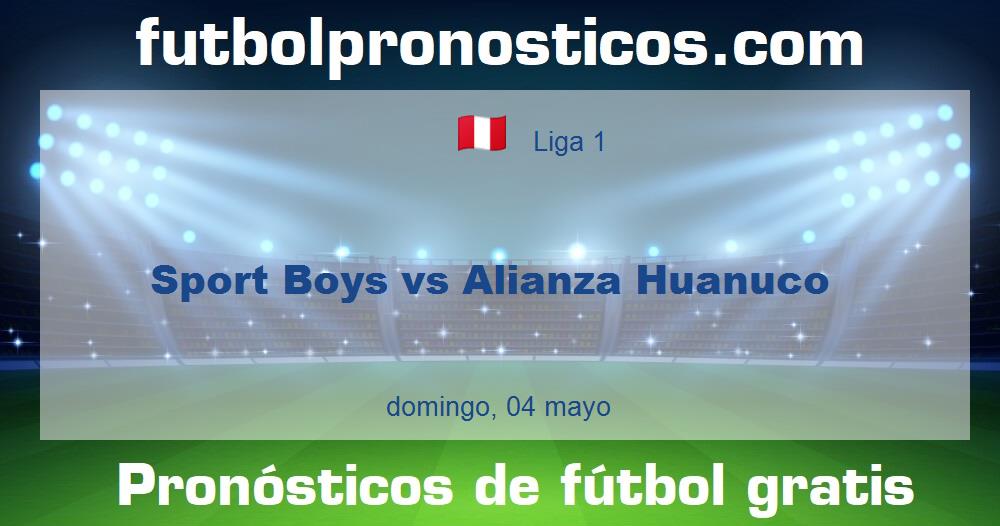 Sport Boys vs Alianza Huanuco