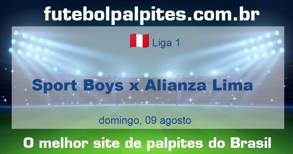 Sport Boys x Alianza Lima Sport Boys x Alianza Lima