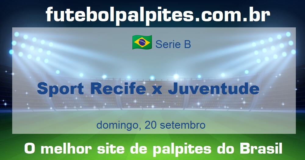 Sport Recife x Juventude Sport Recife x Juventude