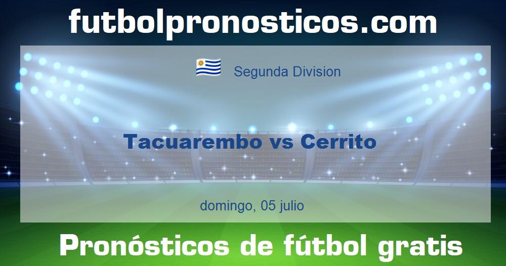 Tacuarembo vs Cerrito Tacuarembo vs Cerrito