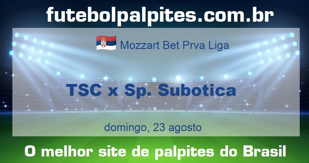 TSC x Sp. Subotica TSC x Sp. Subotica