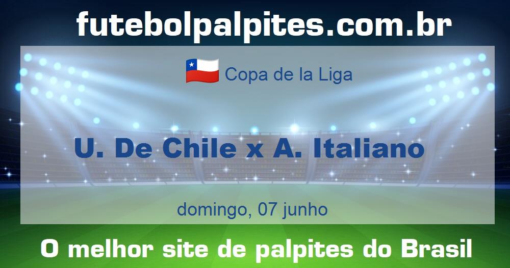 U. De Chile x A. Italiano U. De Chile x A. Italiano