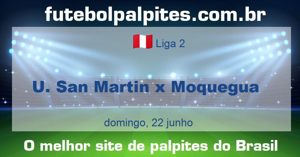 U. San Martin x Moquegua U. San Martin x Moquegua