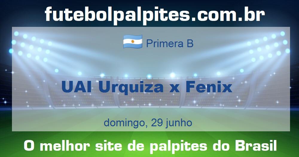 UAI Urquiza x Fenix UAI Urquiza x Fenix