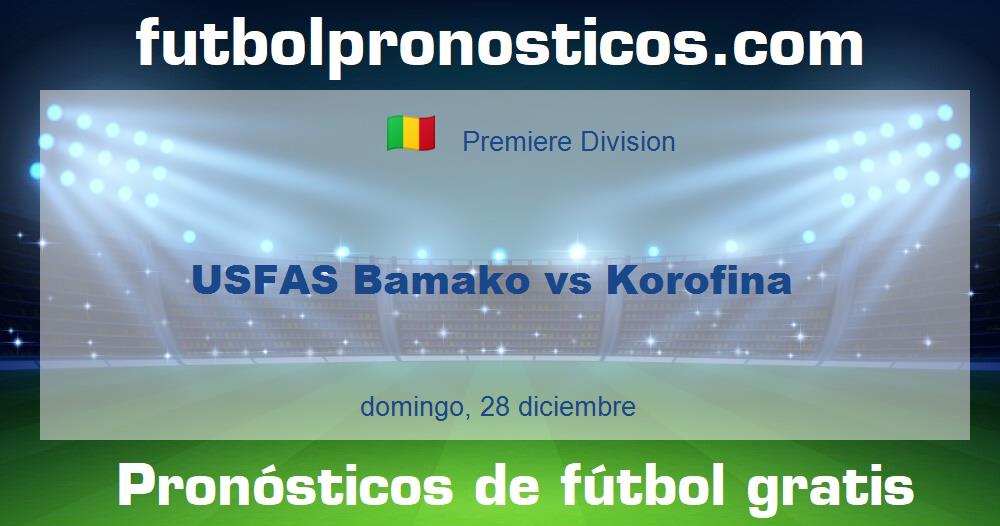 USFAS Bamako vs Korofina USFAS Bamako vs Korofina