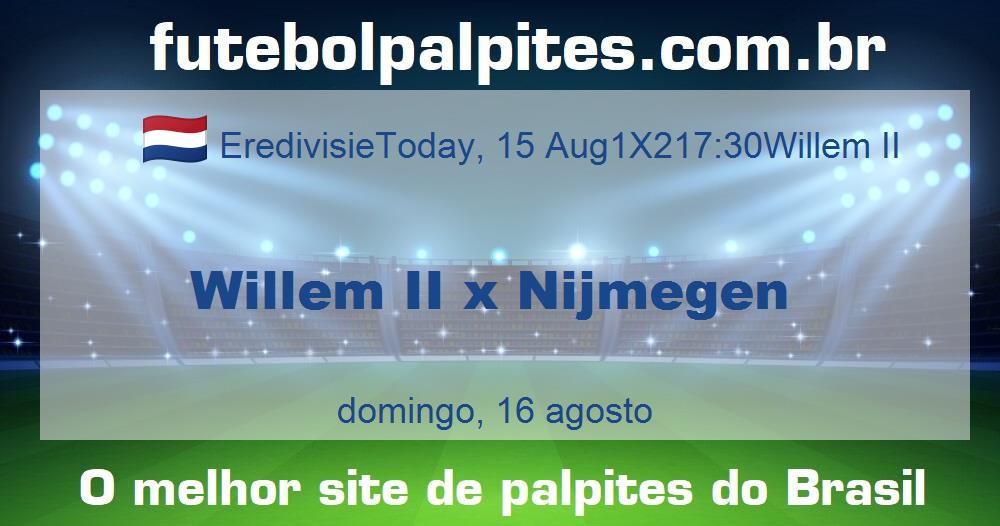 Willem II x Nijmegen Willem II x Nijmegen