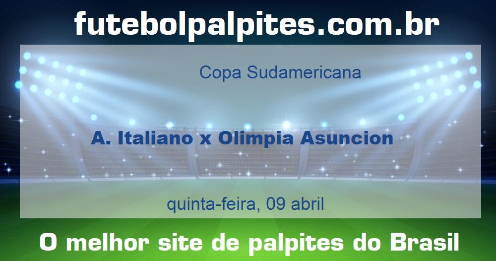 A. Italiano x Olimpia Asuncion