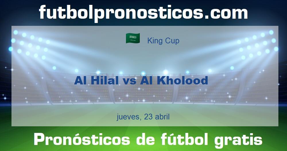 Al Hilal vs Al Kholood