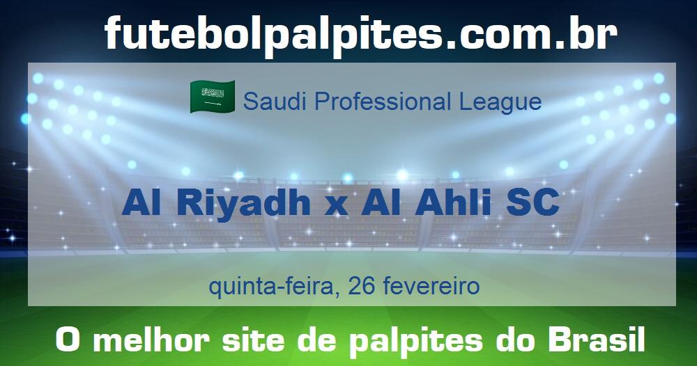 Al Riyadh x Al Ahli SC