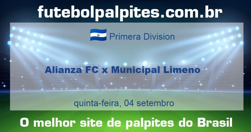 Alianza FC x Municipal Limeno Alianza FC x Municipal Limeno