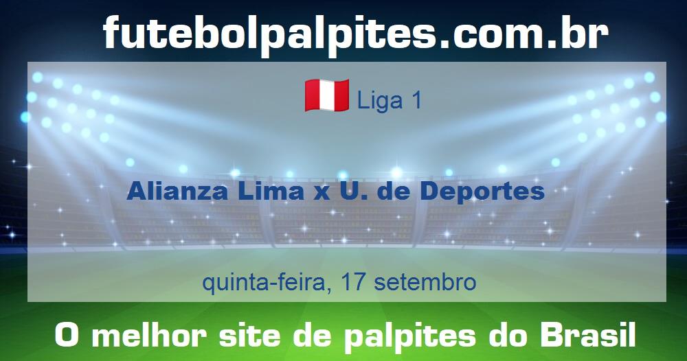 Alianza Lima x U. de Deportes Alianza Lima x U. de Deportes