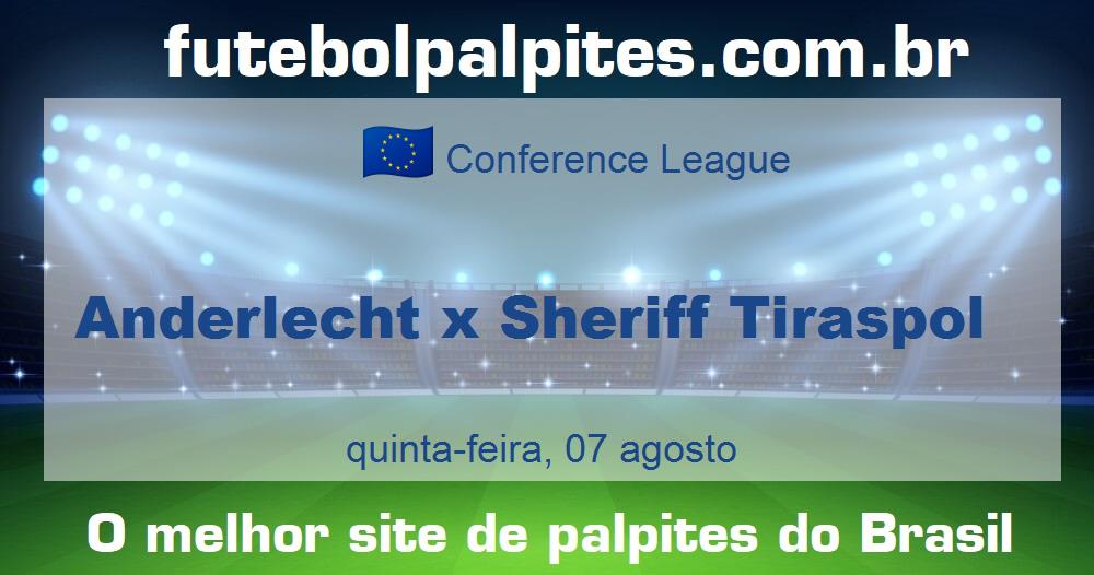 Anderlecht x Sheriff Tiraspol