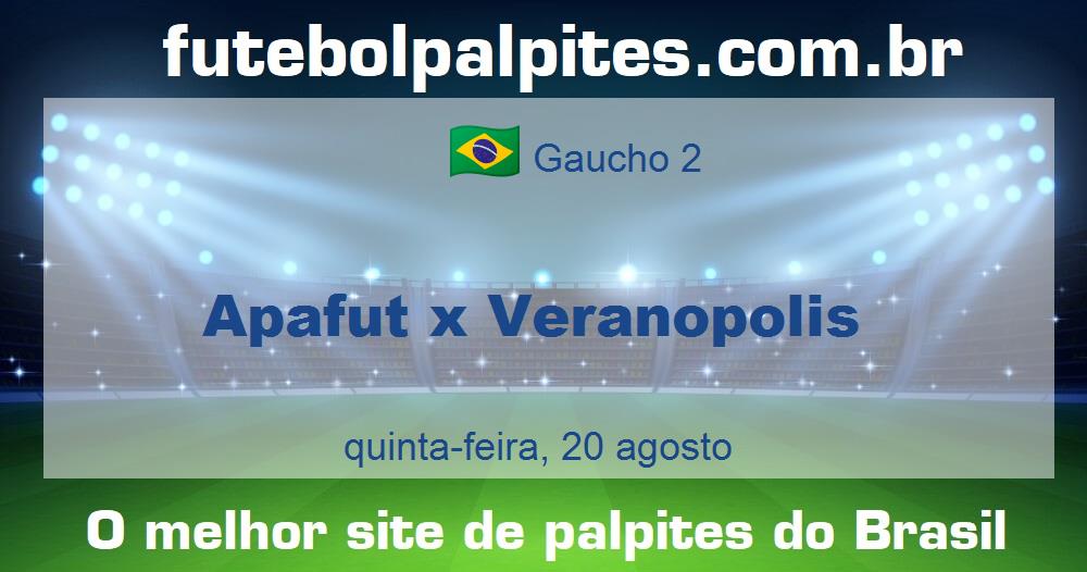 Apafut x Veranopolis Apafut x Veranopolis