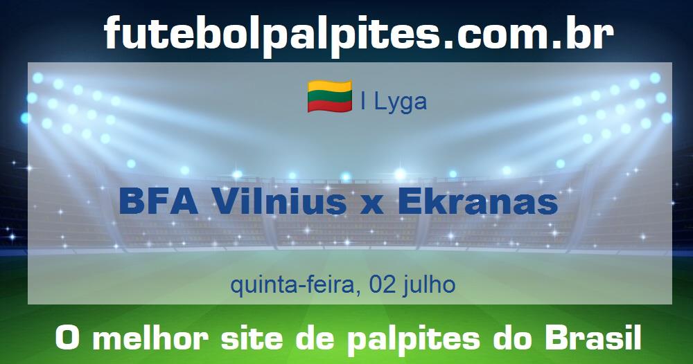 BFA Vilnius x Ekranas