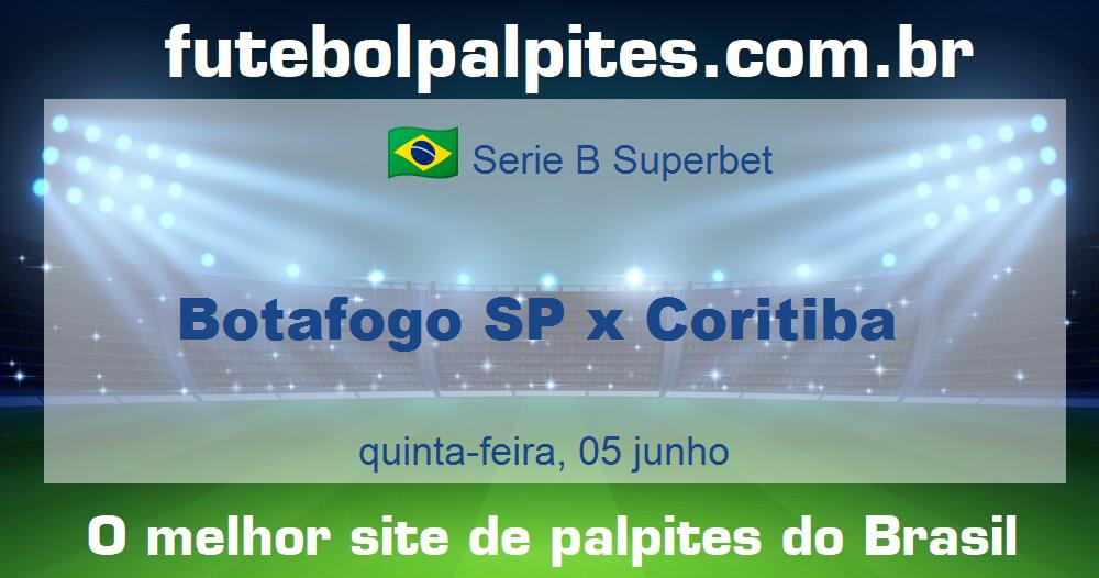 Botafogo SP x Coritiba Botafogo SP x Coritiba