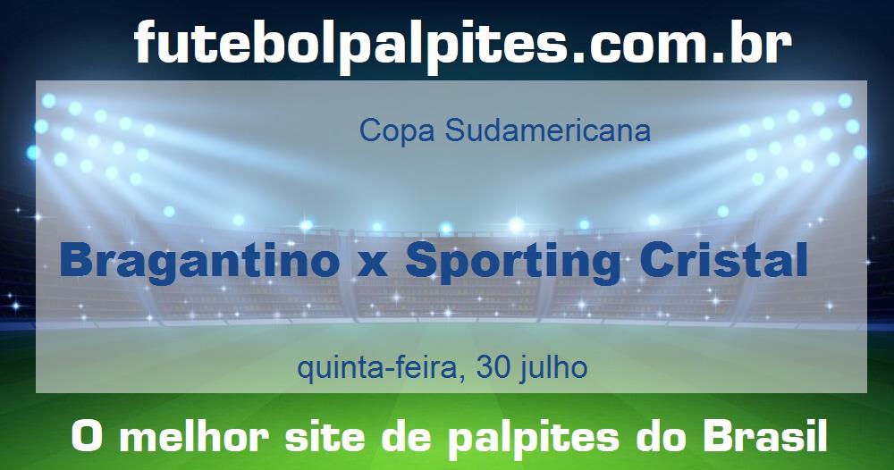 Bragantino x Sporting Cristal Bragantino x Sporting Cristal