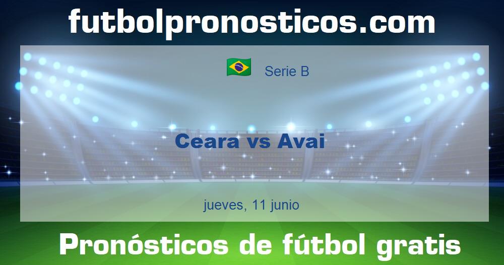Ceara vs Avai Ceara vs Avai