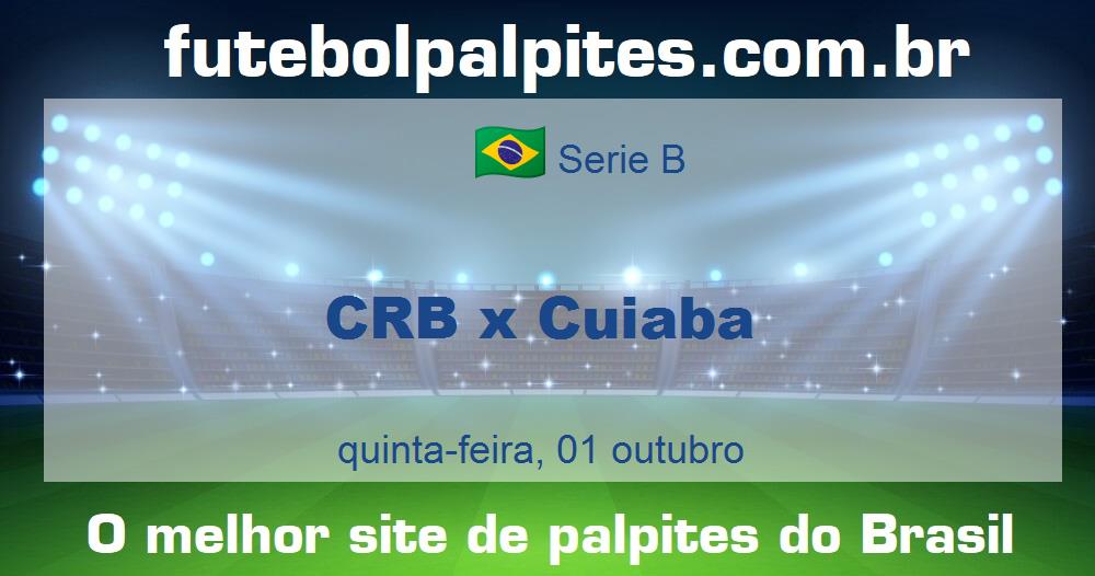 CRB x Cuiaba CRB x Cuiaba