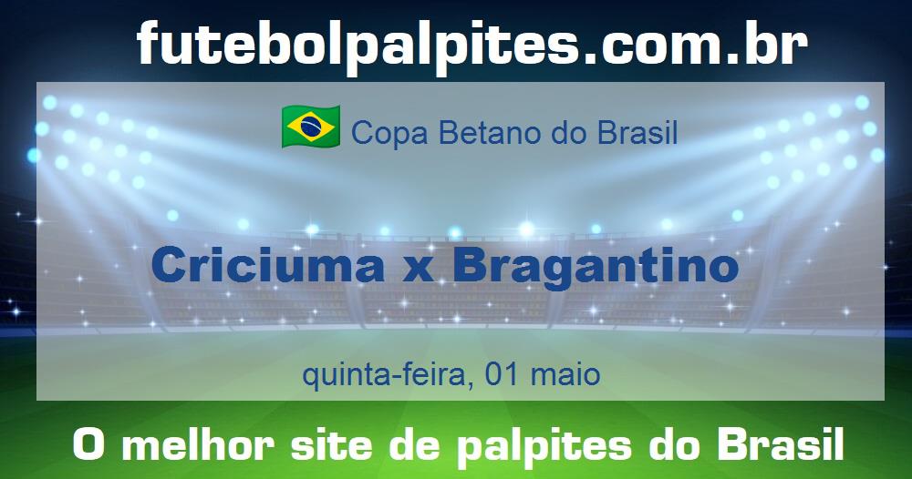 Criciuma x Bragantino Criciuma x Bragantino
