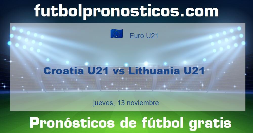 Croatia U21 vs Lithuania U21