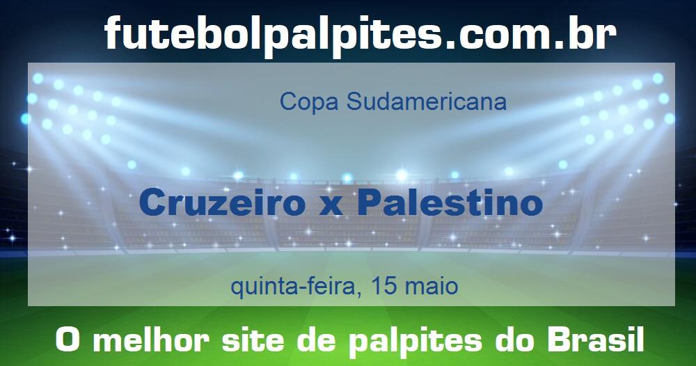 Cruzeiro x Palestino Cruzeiro x Palestino