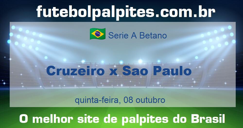 Cruzeiro x Sao Paulo