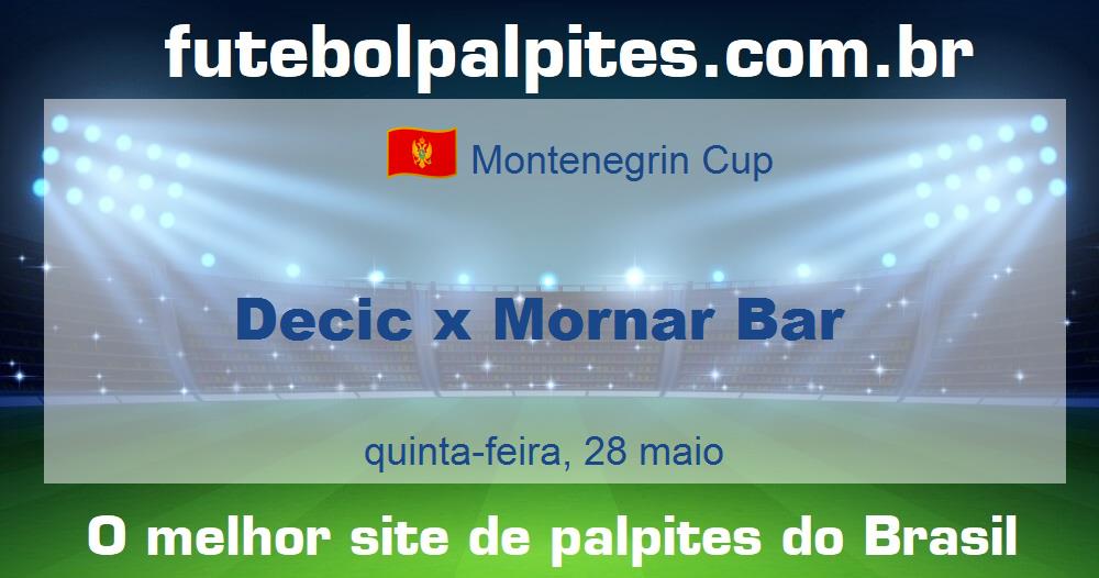 Decic x Mornar Bar Decic x Mornar Bar