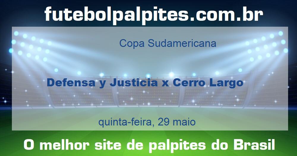 Defensa y Justicia x Cerro Largo Defensa y Justicia x Cerro Largo
