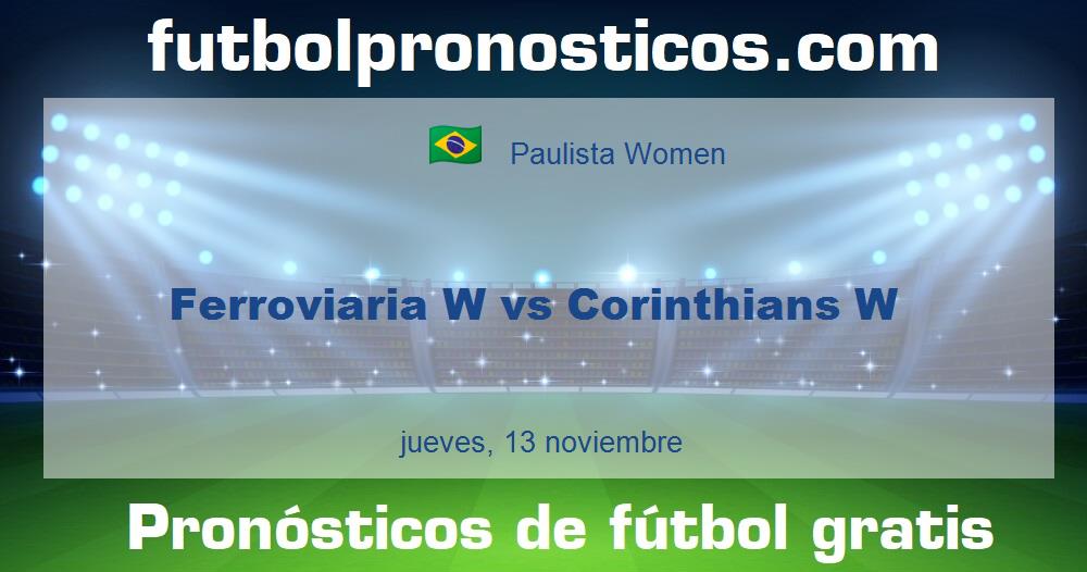 Ferroviaria W vs Corinthians W