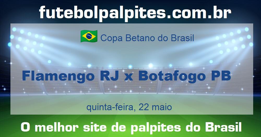 Flamengo RJ x Botafogo PB Flamengo RJ x Botafogo PB