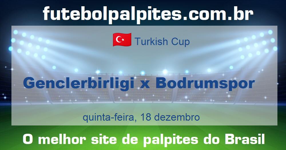 Genclerbirligi x Bodrumspor Genclerbirligi x Bodrumspor