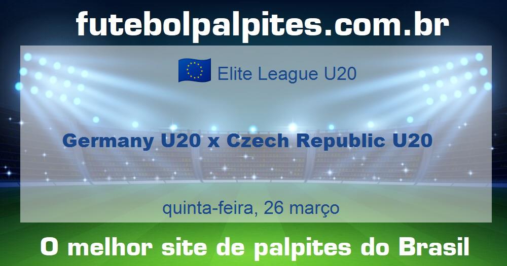 Germany U20 x Czech Republic U20