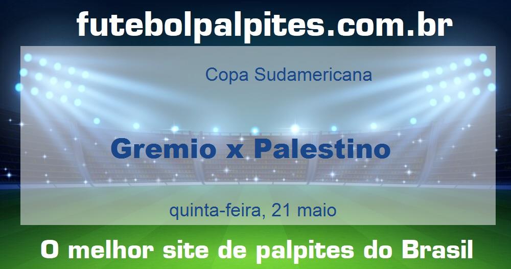 Gremio x Palestino