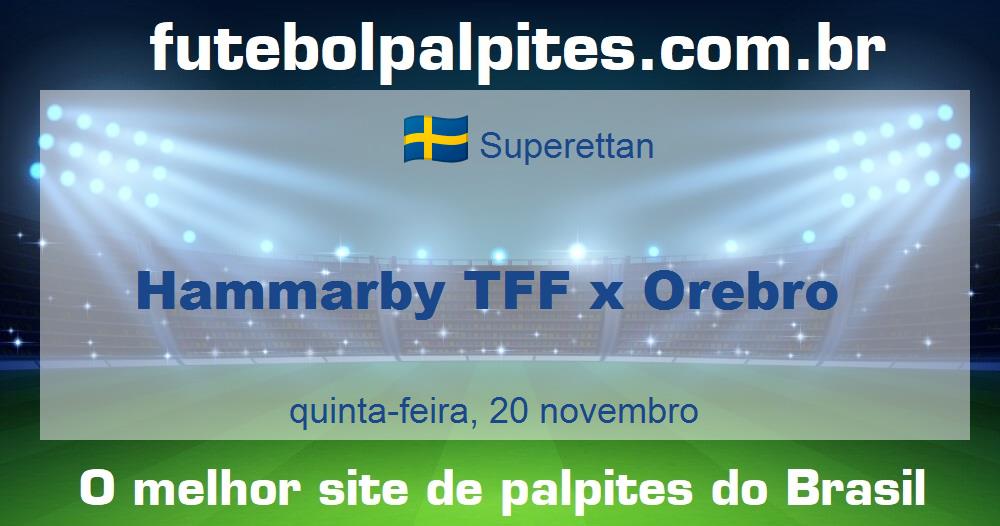 Hammarby TFF x Orebro Hammarby TFF x Orebro