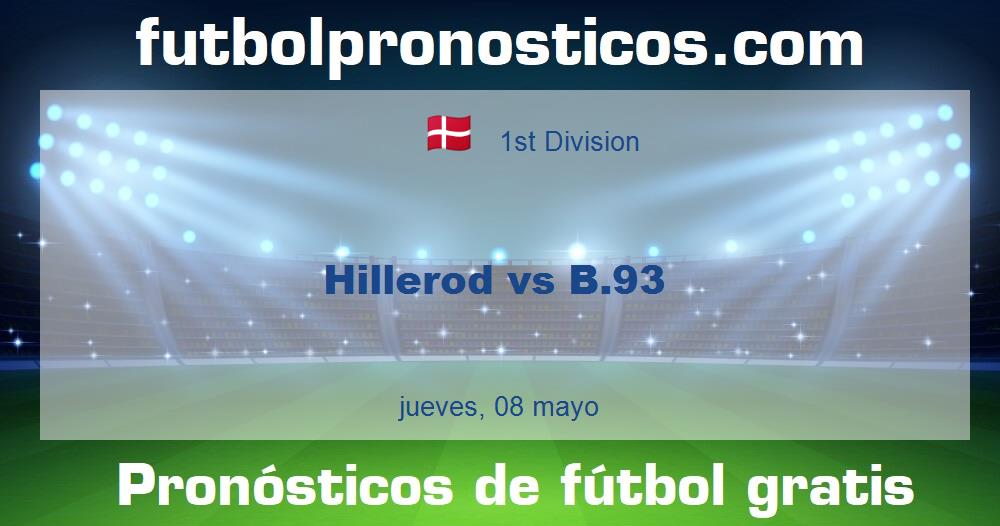 Hillerod vs B.93 Hillerod vs B.93