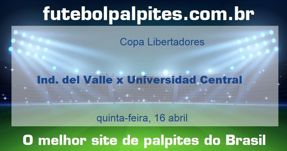 Ind. del Valle x Universidad Central