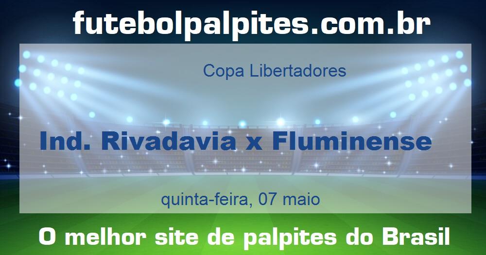 Ind. Rivadavia x Fluminense