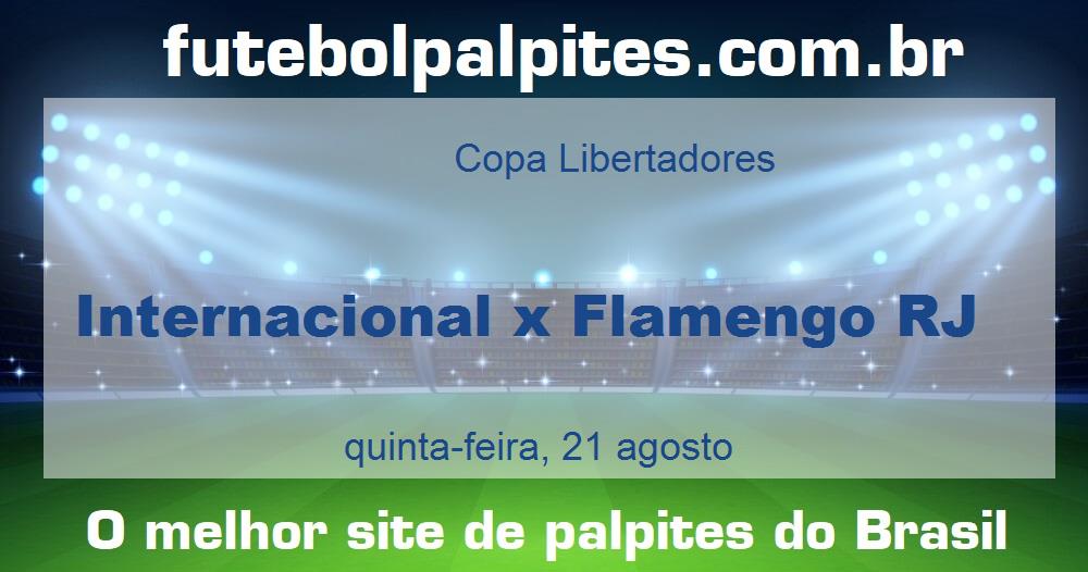 Internacional x Flamengo RJ
