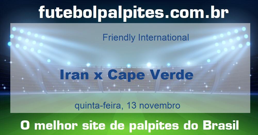 Iran x Cape Verde Iran x Cape Verde