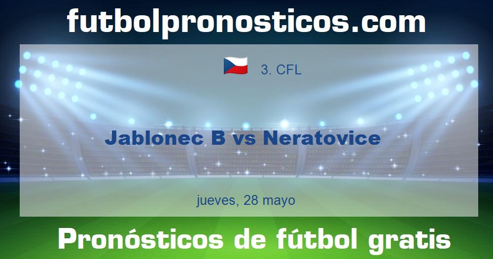 Jablonec B vs Neratovice Jablonec B vs Neratovice