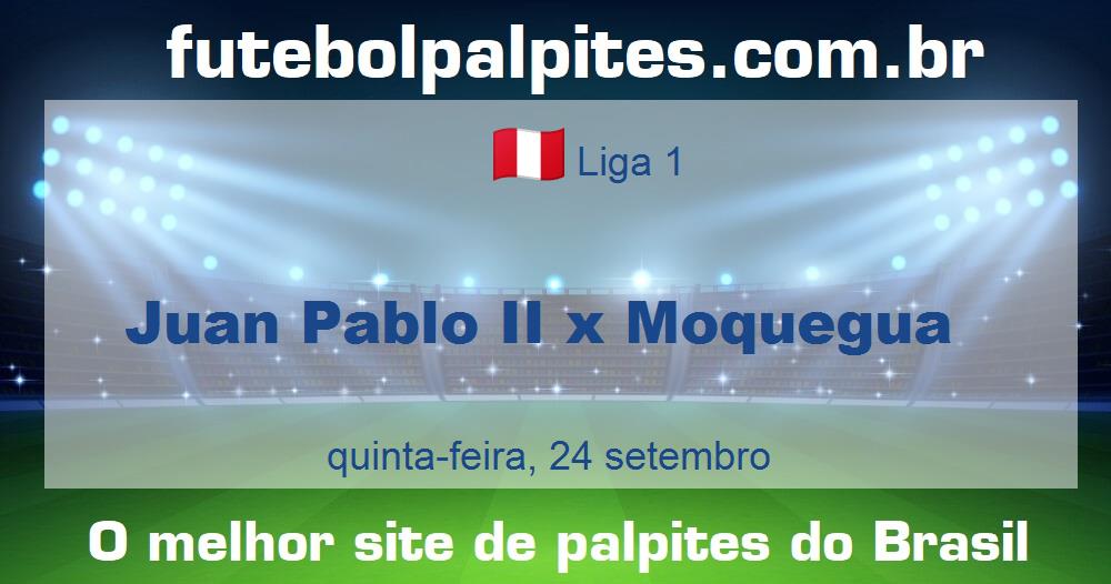 Juan Pablo II x Moquegua Juan Pablo II x Moquegua