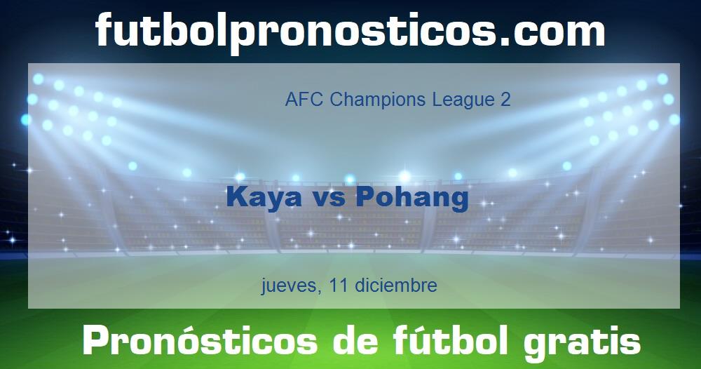 Kaya vs Pohang