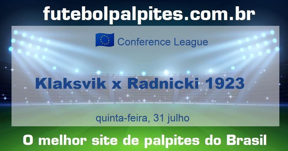 Klaksvik x Radnicki 1923 Klaksvik x Radnicki 1923