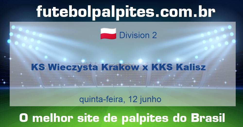 KS Wieczysta Krakow x KKS Kalisz KS Wieczysta Krakow x KKS Kalisz