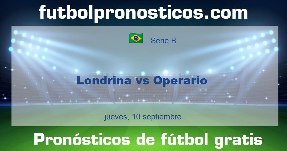Londrina vs Operario Londrina vs Operario