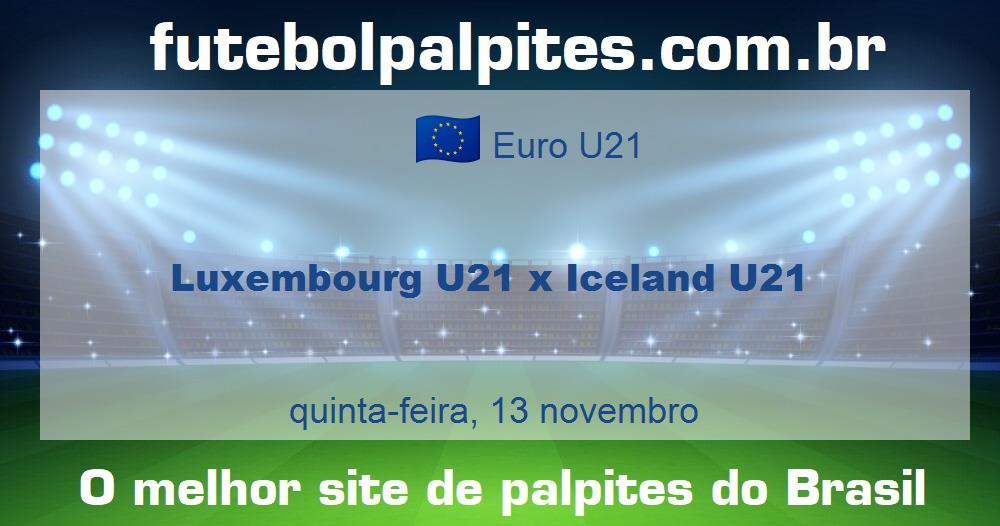 Luxembourg U21 x Iceland U21
