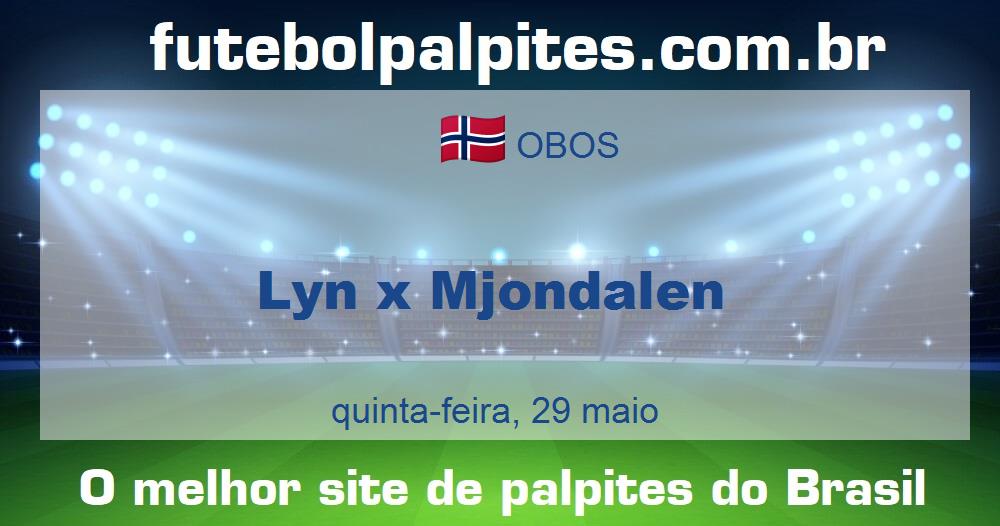 Lyn x Mjondalen Lyn x Mjondalen