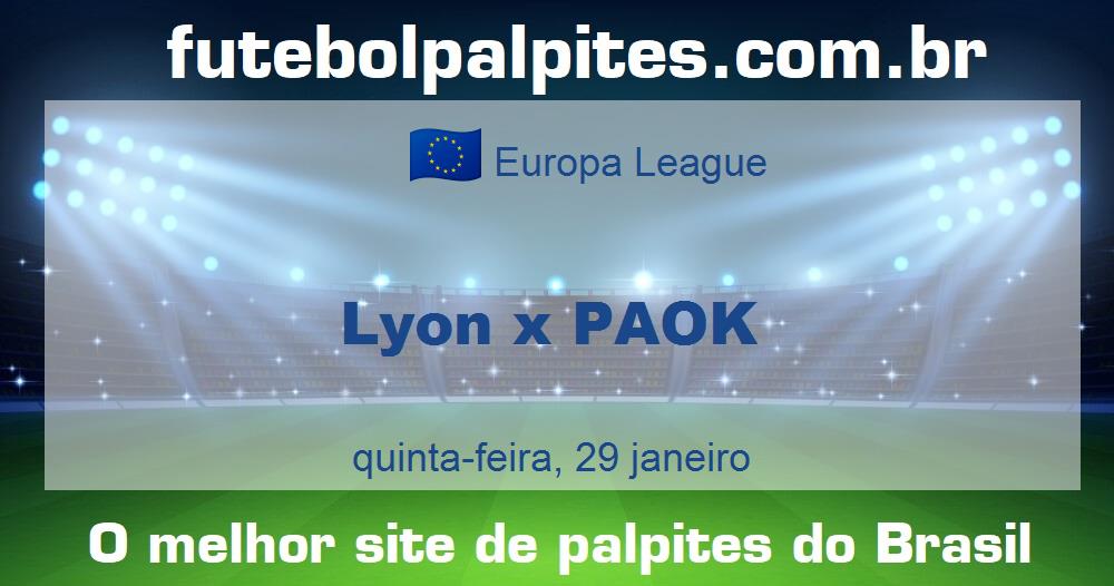 Lyon x PAOK