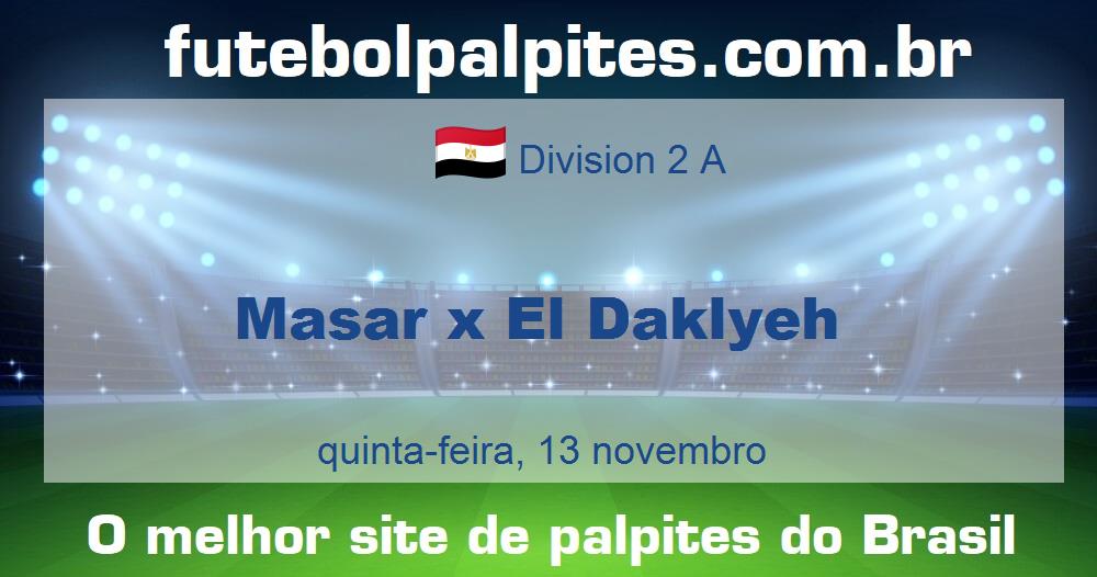 Masar x El Daklyeh