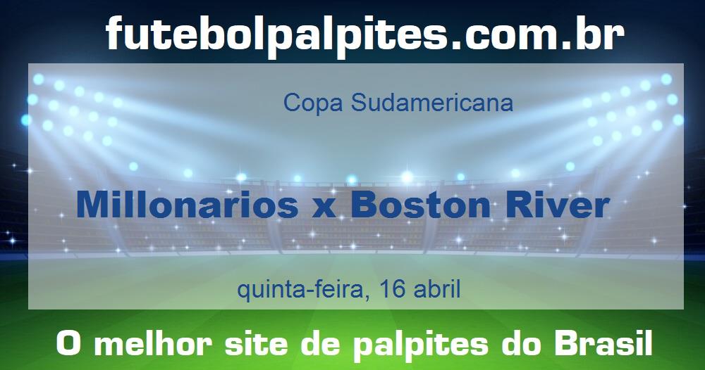 Millonarios x Boston River Millonarios x Boston River